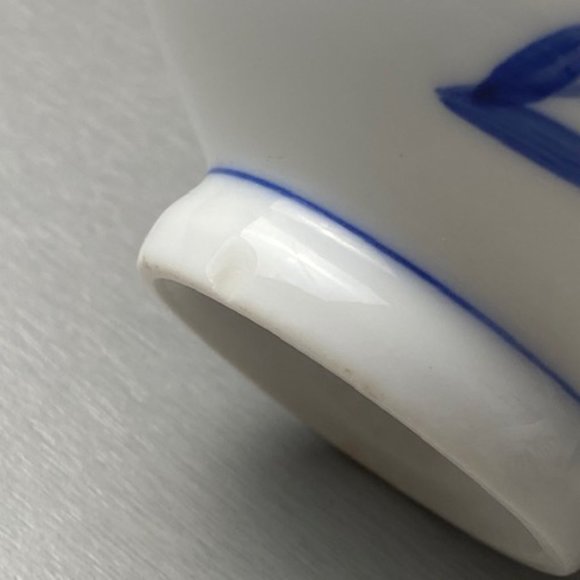 Misty Rose Super White China Rice Bowls 2pc - Picture 9 of 9